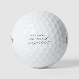 Wir kamen. Wir gelobten. Wir feierten | Lustiger H Golfball