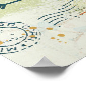 Wir kamen, wir sahen, wir liebten Zitat und Karte Poster (Ecke)