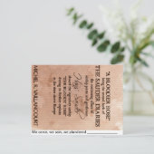 "Wir kamen, wir sahen, wir plünderten" Postkarte (Stehend Vorderseite)