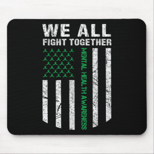 Wir kämpfen alle zusammen für das Bewusstsein für  Mousepad