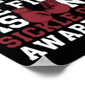 Wir kämpfen als ein Boxhandschuh gegen Anämie, Sic Poster (Ecke)