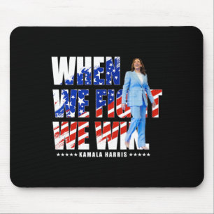 Wir kämpfen für Präsident 1 gegen Harris 2024 Kama Mousepad
