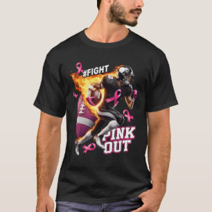 Wir kämpfen gegen Brustkrebs Awareness Pink Out Fo T-Shirt