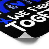 Wir kämpfen gemeinsam Alopezie Alopezie Alopezie Poster (Ecke)