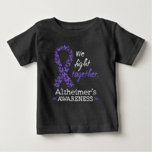 Wir kämpfen gemeinsam - Alzheimer-Bewusstsein Baby T-shirt