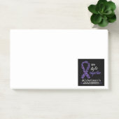 Wir kämpfen gemeinsam - Alzheimer-Bewusstsein Post-it Klebezettel (Büro)