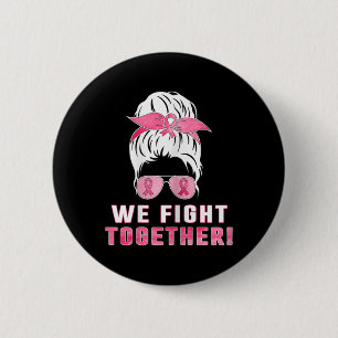 Wir kämpfen gemeinsam gegen Brustkrebs Button