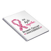 Wir kämpfen gemeinsam gegen Brustkrebs Notizblock (Rechte Seite)