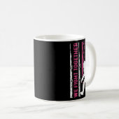 Wir kämpfen gemeinsam gegen den Brustkrebs - Ameri Kaffeetasse (VorderseiteRechts)