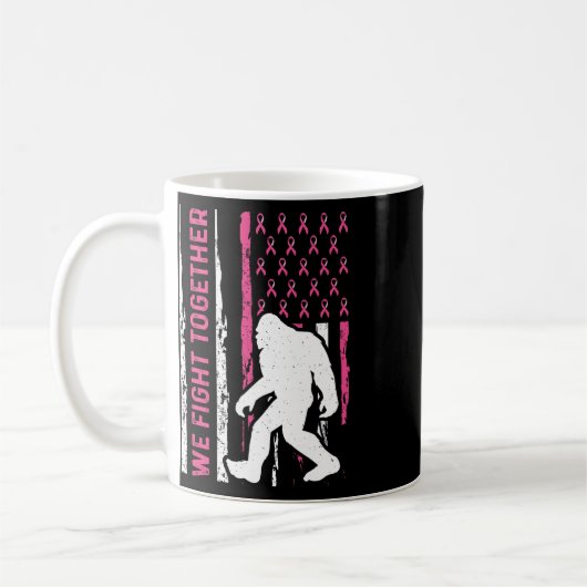 Wir kämpfen gemeinsam gegen den Brustkrebs - Ameri Kaffeetasse (Links)