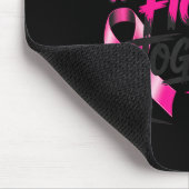 Wir kämpfen gemeinsam Kämpferhandschuhe Brustkrebs Mousepad (Ecke)