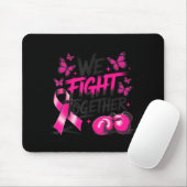 Wir kämpfen gemeinsam Kämpferhandschuhe Brustkrebs Mousepad (Mit Mouse)