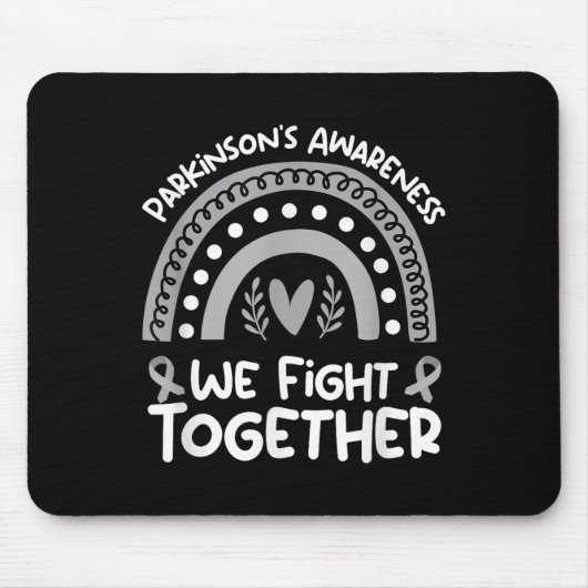 Wir kämpfen gemeinsam Parkinson Bewusstsein _ Park Mousepad (Vorne)