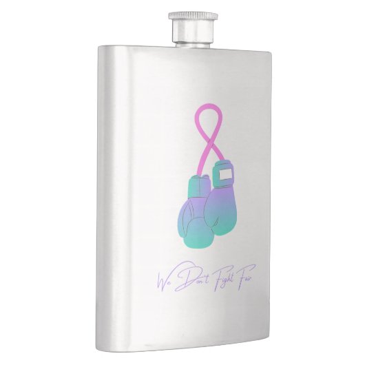 Wir kämpfen nicht fair flachmann (Rechts)