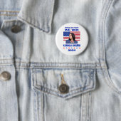 Wir kämpfen um Erfolg - Kamala Harris 2024 Button (Beispiel)