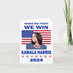 Wir kämpfen um Erfolg - Kamala Harris 2024 Karte