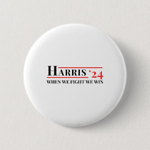 Wir kämpfen um Kamala 24 Harris 2024 Patriotic Me Button