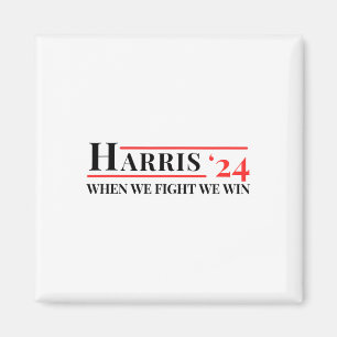 Wir kämpfen um Kamala 24 Harris 2024 Patriotic Me Magnet