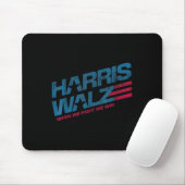 Wir kämpfen um Kamala Harris Cat Lady Boho Mousepad (Mit Mouse)
