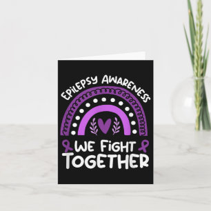 Wir kämpfen zusammen _ Epilepsie Awareness Shirt _ Karte