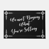 Wir kaufen es nicht lustig fußmatte (Vorderseite)