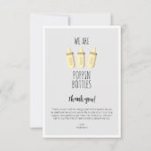 Wir kaufen Flaschen Spaß dank Ihrer Karte (Vorderseite)