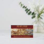 Wir kaufen Gold Business Card 2 Visitenkarte (Stehend Vorderseite)