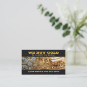 Wir kaufen Gold Business Card Visitenkarte (Stehend Vorderseite)