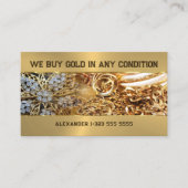 Wir kaufen Gold in jedem Zustand Visitenkarte (Vorderseite)