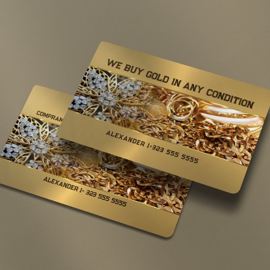 Wir kaufen Gold in jedem Zustand Visitenkarte