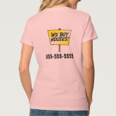 Wir kaufen Haus-Shirt T-Shirt (Rückseite)