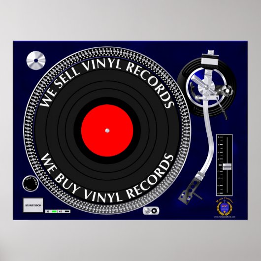 WIR KAUFEN VINYL-PLATTEN POSTER (Vorne)