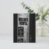 Wir kaufen Vinyl Postcard Postkarte (Stehend Vorderseite)