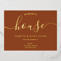 Wir kauften ein Haus Terracotta einfache Skript be