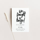 Wir kauften ein Party für das Haus Einladung