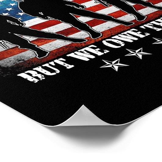 Wir kennen sie nicht alle, aber wir schulden ihnen poster (Ecke)