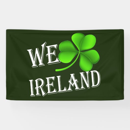 Wir Kleeblatt Ireland wt (h) Banner (Horizontal)