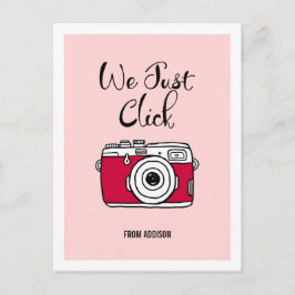 Wir klicken einfach auf Camera Valentine Postkarte