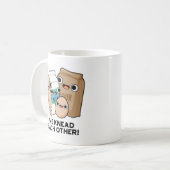 Wir kneten einander einen lustigen Backpuffer Kaffeetasse (Vorderseite Links)