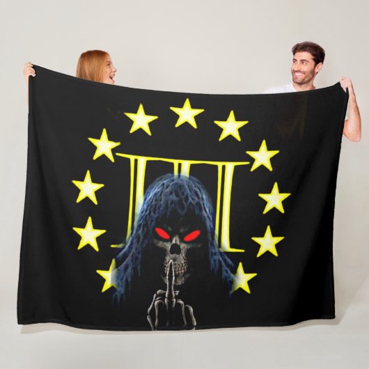 WIR KOMMEN FLEECEDECKE (Beispiel)