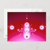 Wir kommen in Frieden Niedliche Abstrakte Außerird Postkarte (Vorne/Hinten)