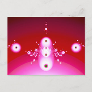 Wir kommen in Frieden Niedliche Abstrakte Außerird Postkarte