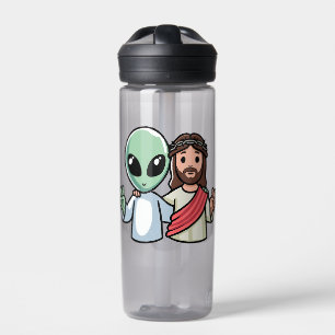Wir kommen in Frieden Trinkflasche