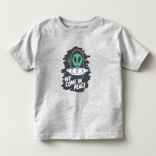 Wir kommen in Peace, UFO-T-Shirt Kleinkind T-shirt