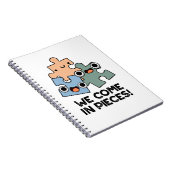 Wir kommen in Pieces Funny Jigsaw Pub Notizblock (Rechte Seite)