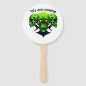 Wir kommen: Power und Angst in einem Design Fächer (Vorderseite)