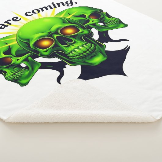 Wir kommen: Power und Angst in einem Design Sherpadecke (3/4)