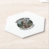 Wir kommen schließlich zum Sloth Wiker Untersetzer (angewinkelt)