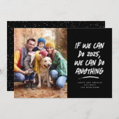 Wir können alles tun, 2022 Weihnachten Foto schwar (Vorne/Hinten)