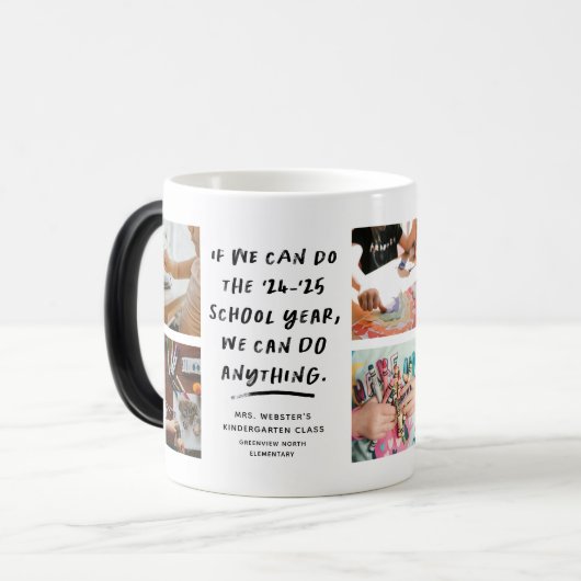 Wir können alles tun, was Lehrer schätzen Foto Verwandlungstasse (Vorderseite Links)